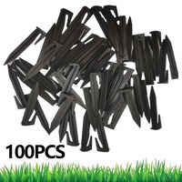 Garden Lawn Mower Peg Boundary Nail Ground Spikes Fixing Pins for Laying Boundary Cables Robotic Lawn Mower Accessories 50/100pc