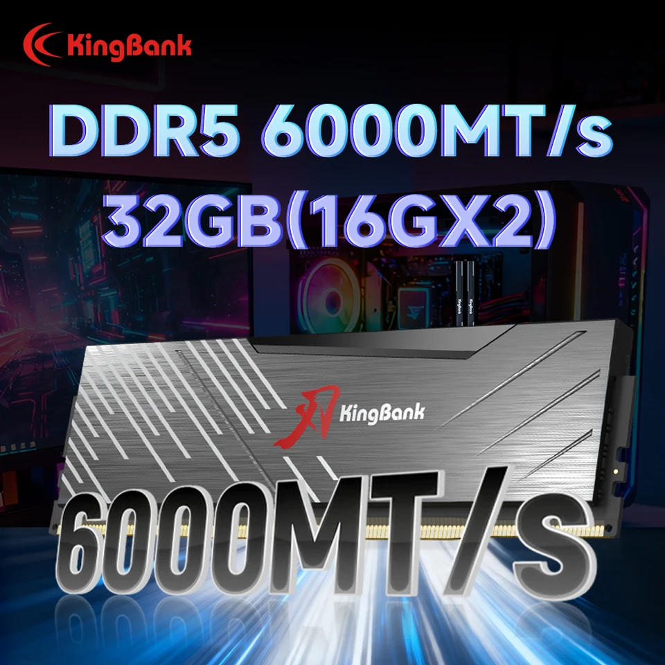 KingBank DDR5 6000MHz 16GB Gaming RAM