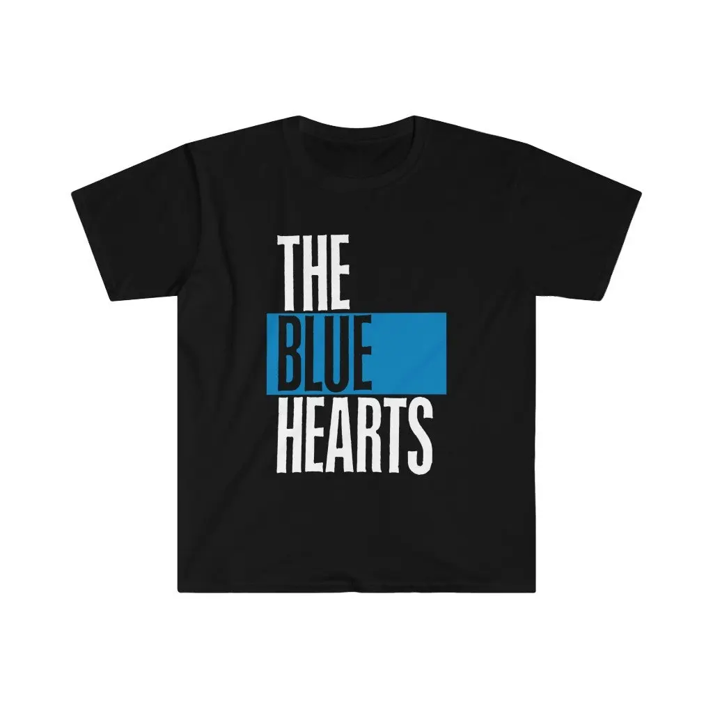 The Blue Hearts T-shirt Blue Logo 80\'s Japanese Punk