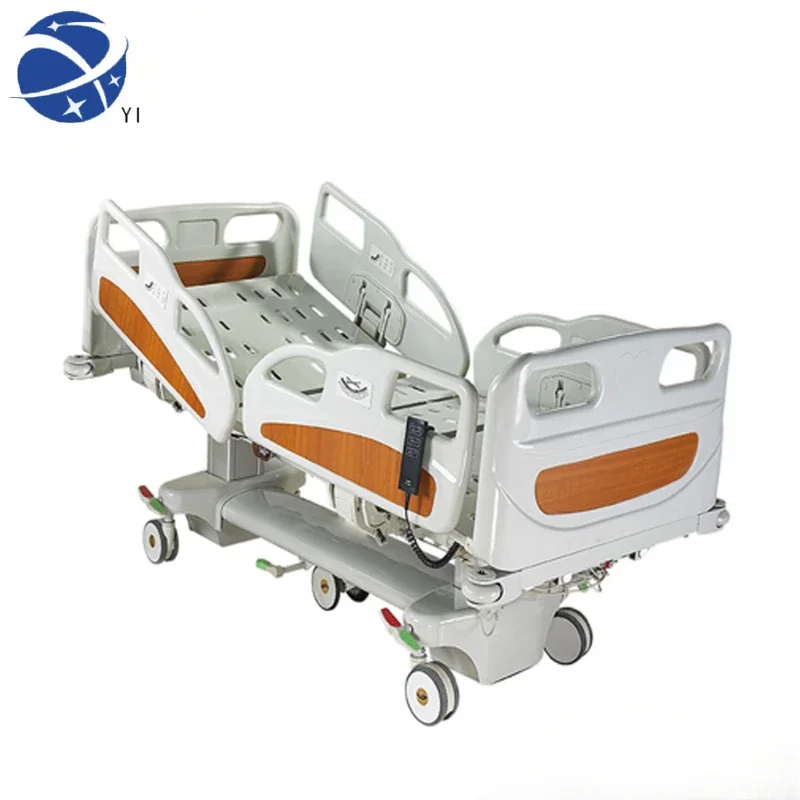 

Medical ABS Electric Disabled Elderly Hospital Home Care Nursing examination Medical Bed With Wheel multi-function Patient Bed