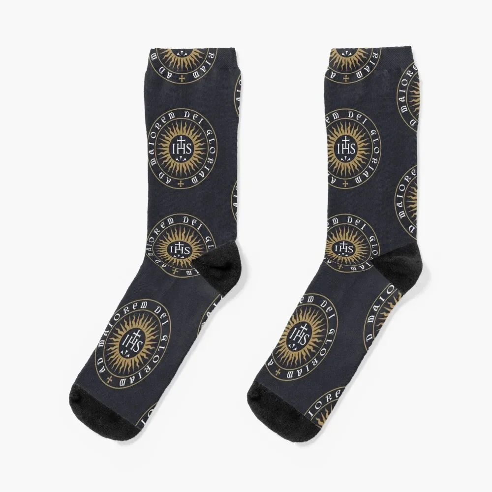 Ignatius of Loyola Society of Jesus Socks sheer Toe sports hiphop hiking Woman Socks Men's