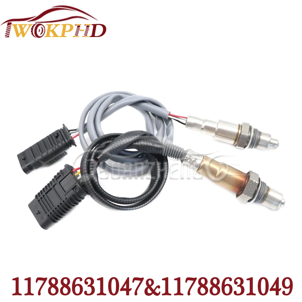 2X NEW Upstream & Downstream Air Fuel Ratio Lambda Oxygen Sensor 11788631047 11788631049 For BMW F20 F22 G30 G31 G11 G01 F30 F31