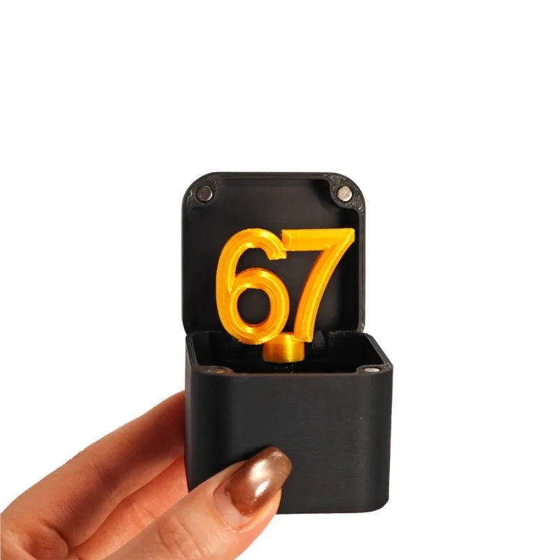 

New Annoying Gift Box 3D Printed Toy 67 Surprise Design Creative Tricky Ornament Funny Desktop Decoration Toy For Holiday Gift