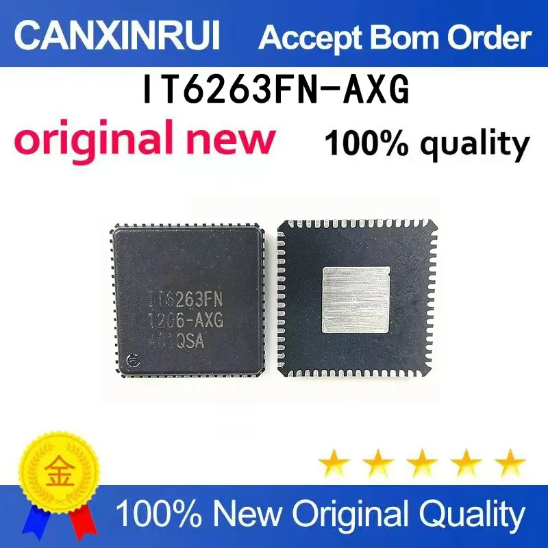 

(5pcs-100pcs）Spot model IT6263FN-BXG IT6263FN-AXG LCD chip QFN64