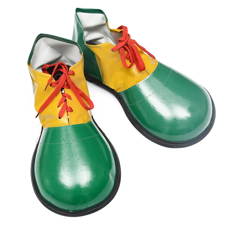 Clown Shoes Costume Halloween Adult Women Men Brown Sandles Circus Props Red Unisex Party Carnival Rainbow Shoe Large Easter 202