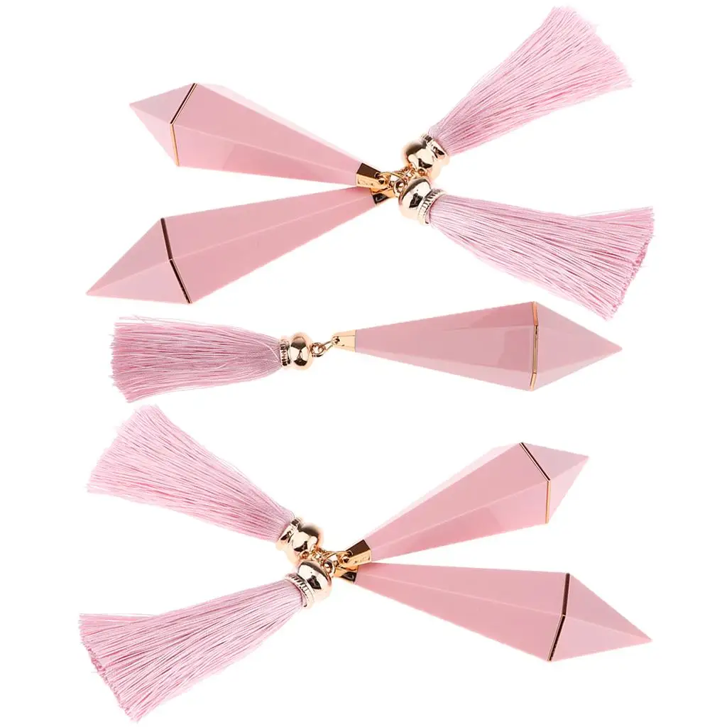 5x أنابيب بلسم الشفاه الوردي الفارغ DIY 12.1 ملم زجاجات حاويات بلسم الشفاه