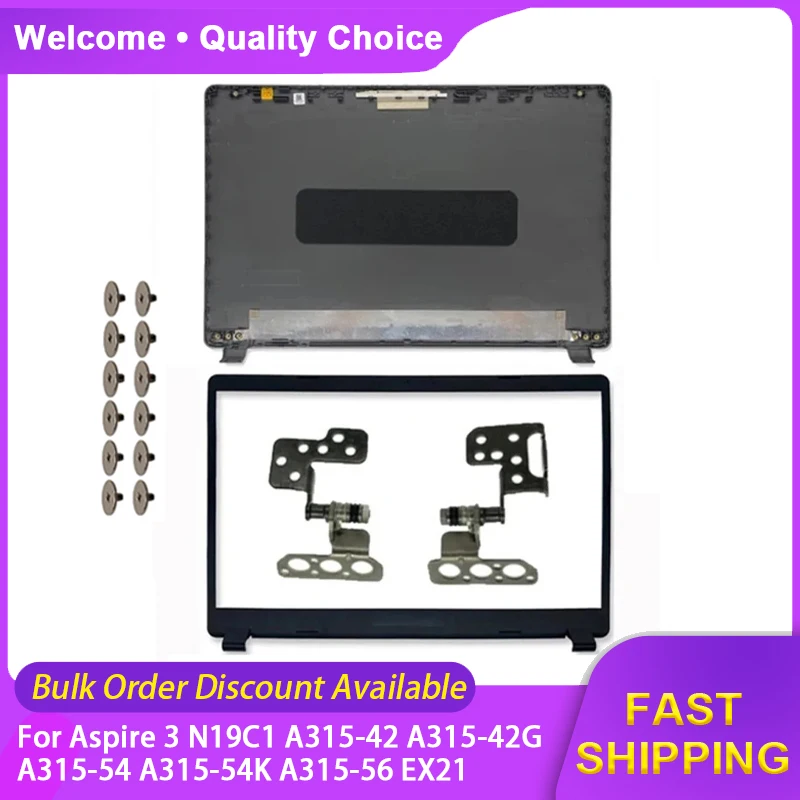 

Новая задняя крышка/рамка/шарниры/верхний корпус для Acer Aspire 3 N19C1 A315-42 A315-42G A315-54 A315-54K A315-56 EX215-52