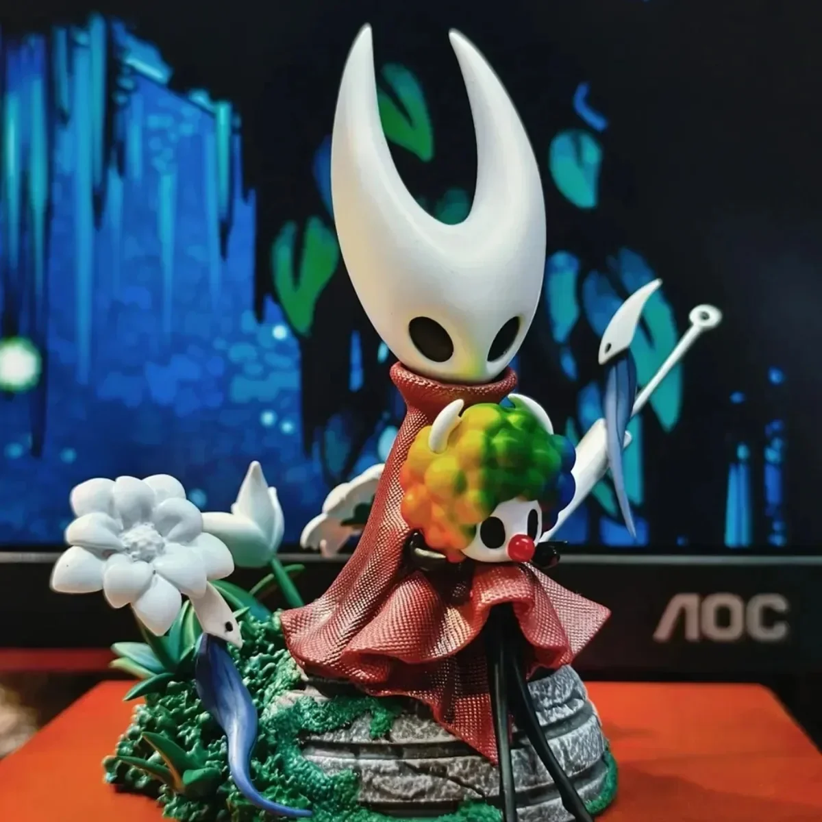2026newThe Hollow Knight Action Figure Hornet Figures Pvc Sitting Posture Statue Model Collection Decorations Toys Kid Birthday