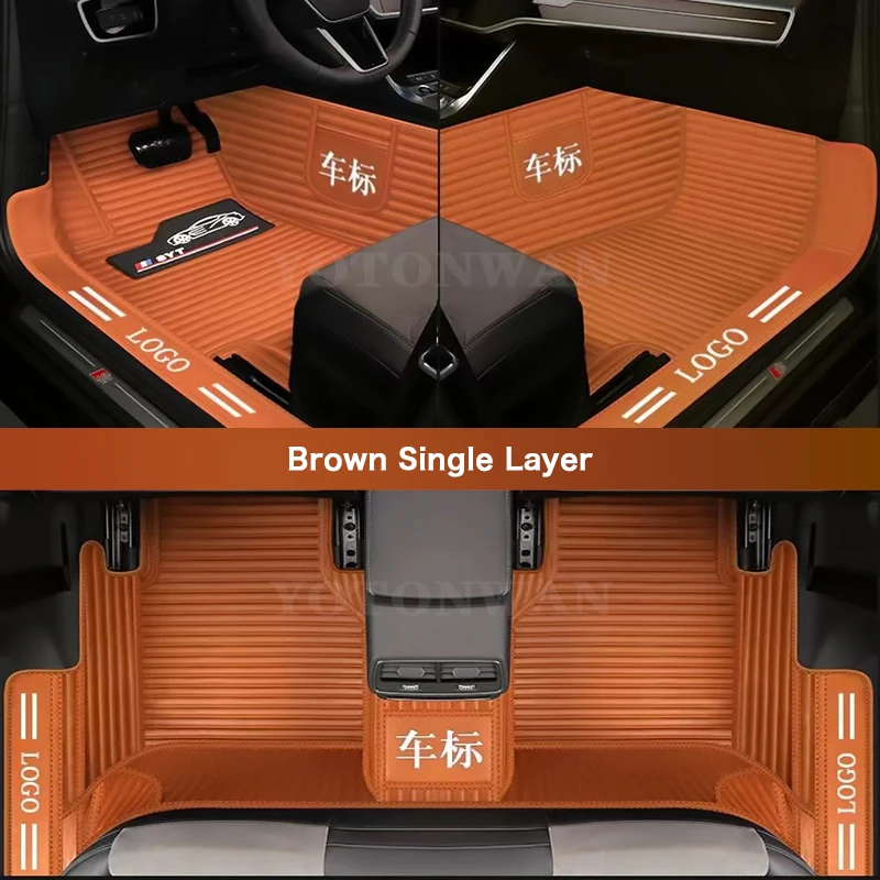 

YOTONWAN 100％Custom Leather Salon 7D Car Floor Mats For BYD All Models FO F3 SURUI SIRUI F6 G3 M6 L3 G5 G6 S6 S7 E6 E5 CarCarpet