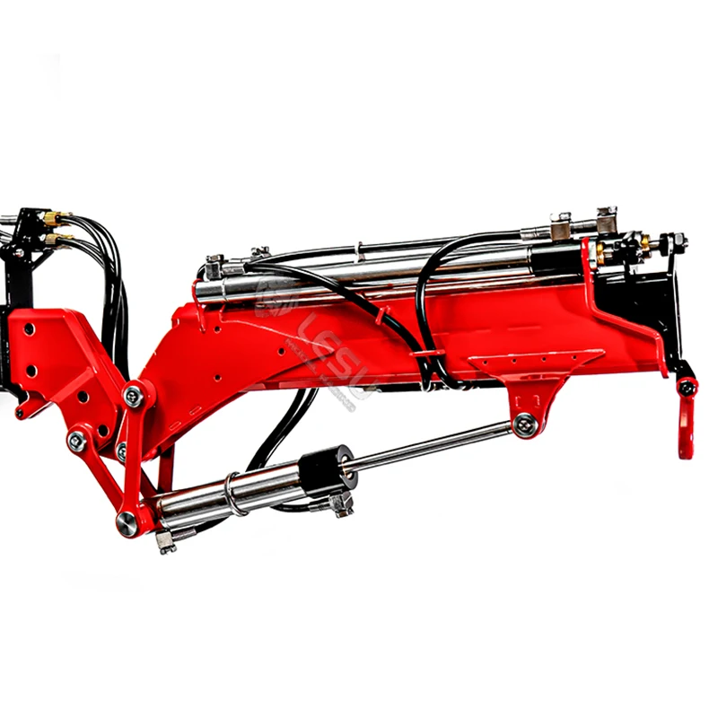 LESU 1/14 RC Hydraulic Crane Metal Flying Boom Crane Assembly Kit for RC Dump Truck DIY Model Accessories