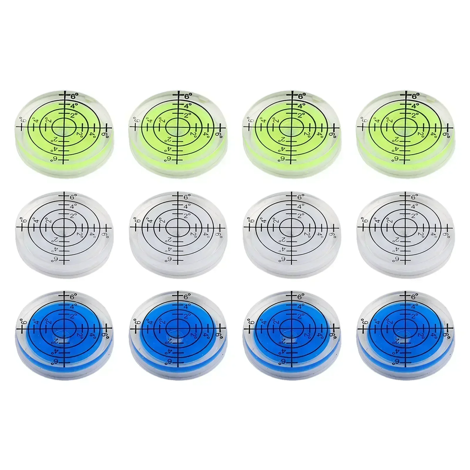 

Professional Measurement Instrument Round Measuring Fluorescent Blue Bubble Level Fluorescent Colors Minimal Parallax Errors
