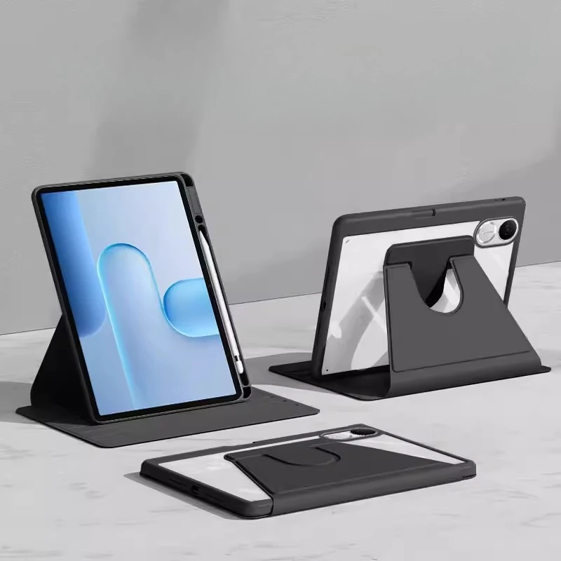 

360 Rotation Acrylic Hard Case for Honor Pad 10 Pro 11.5 2025 11.5 inch with Pencil Holder