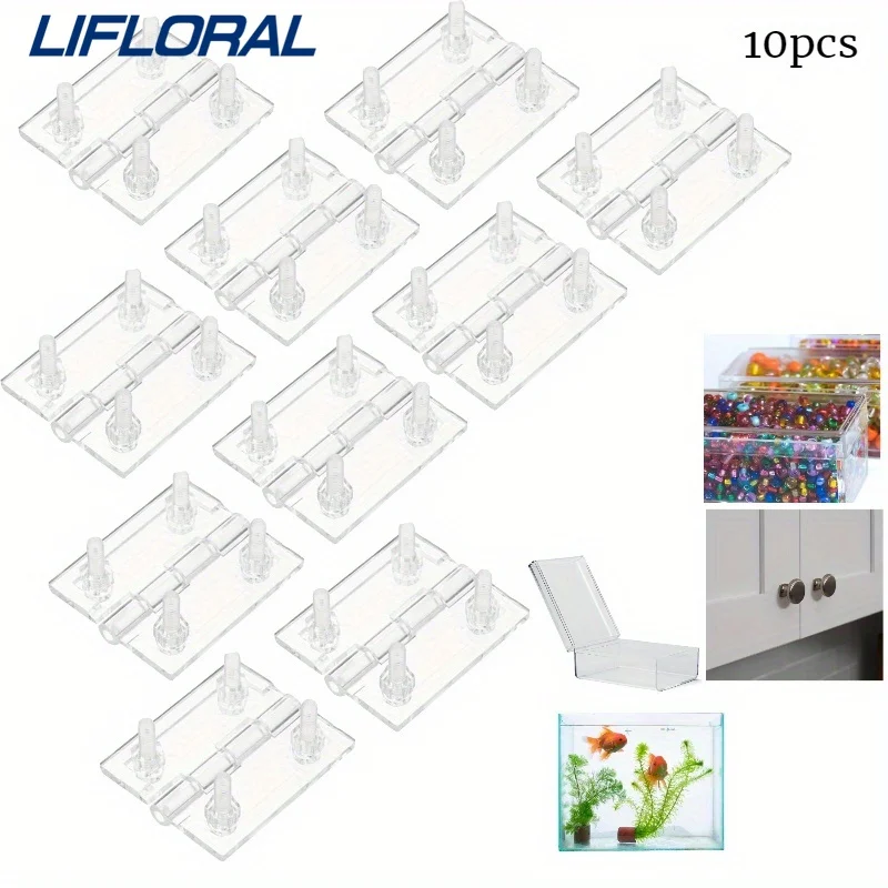 

10 шт. 45*35 мм с 4*12 плоскими гайками с отверстиями, акриловые петли, прозрачные пластиковые петли, непрерывная петля для фортепиано для петли ящика шкафа