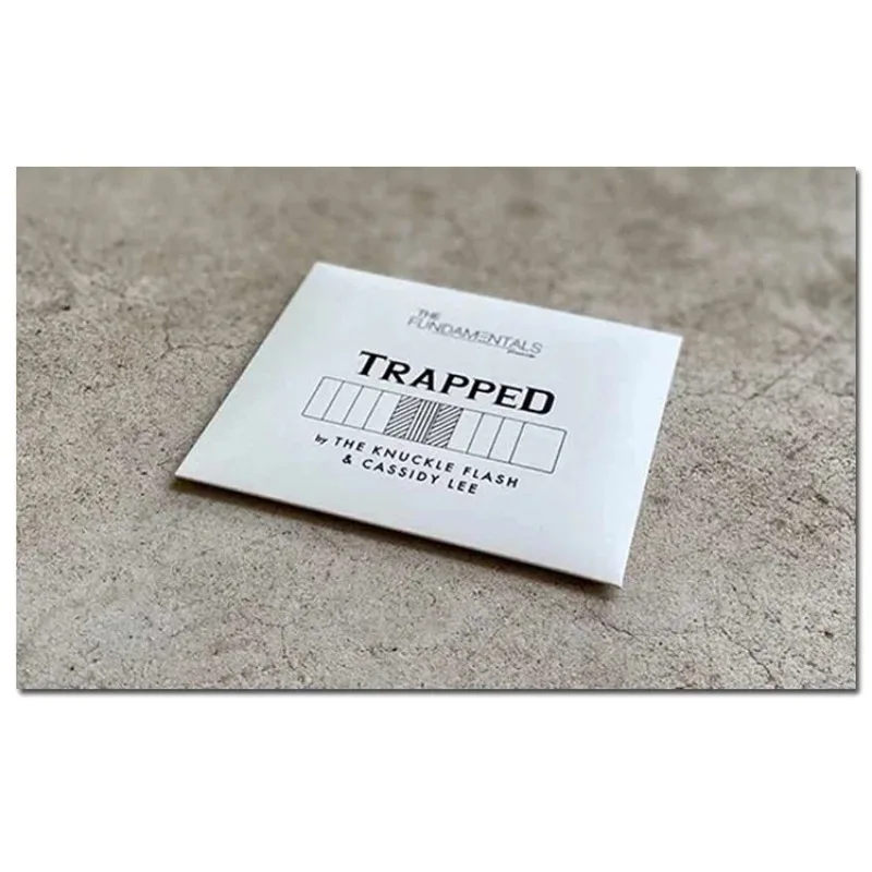 TRAPPED 2.0 By The Knuckle Flash Card Magic Trick Close Up Magic Magia Magie Magicians Prop Illusion Funny Stuff