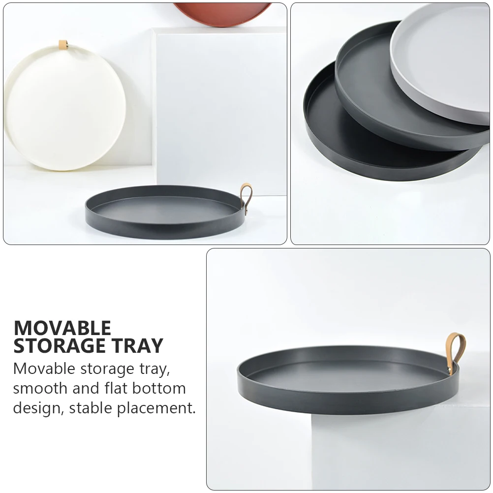 

Storage Tray Desktop ganizer Sundries Holder Multi functional Jewelry Tray Smooth Bottom Design Practical Portable ABS