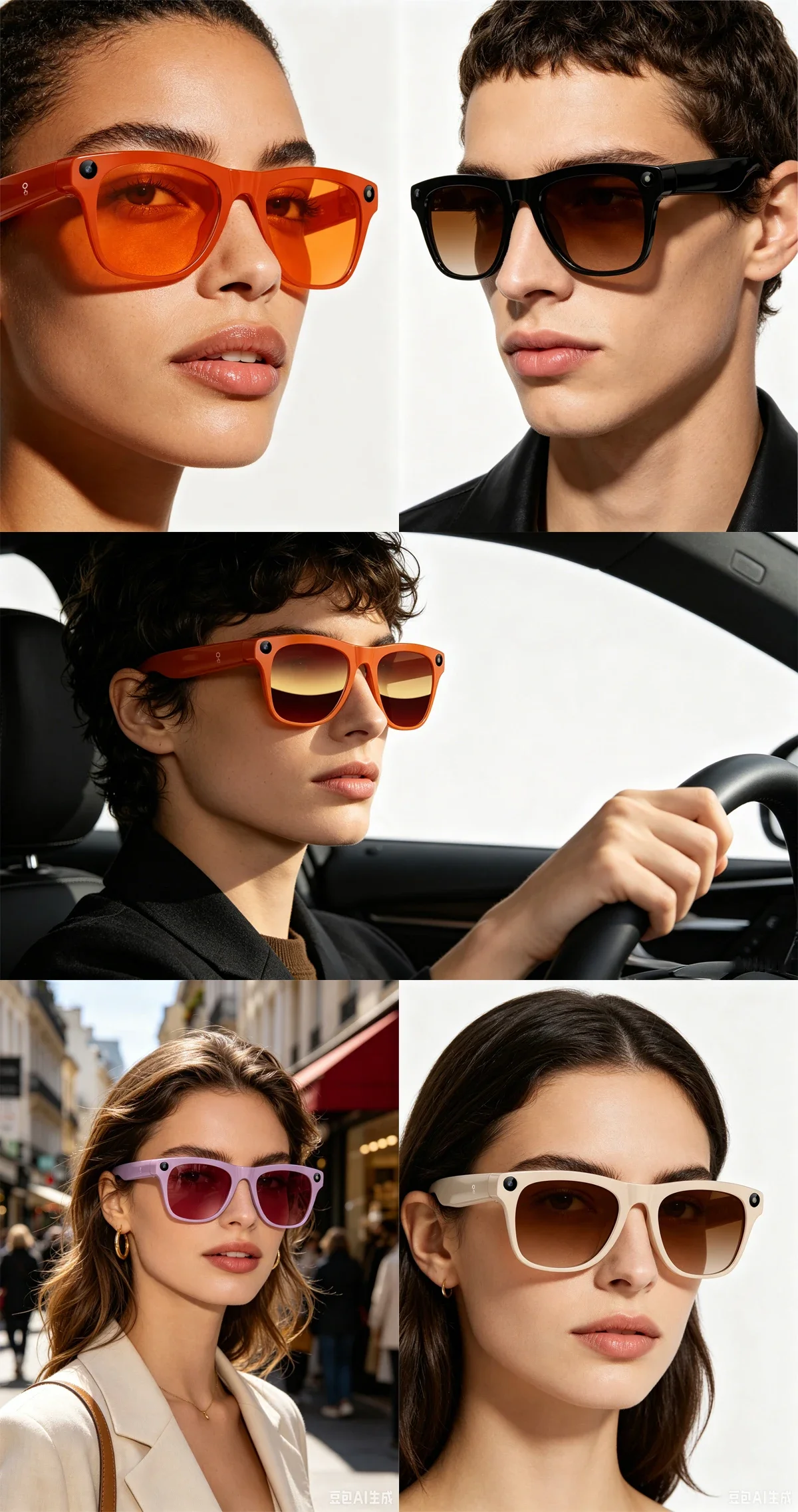 Lenovo Neue Upgrade Smart AI Brille 1600W HD 8K Aufnahmekamera Foto Sprachanruf Übersetzung Bluetooth AI Motorradbrille – Detail 15