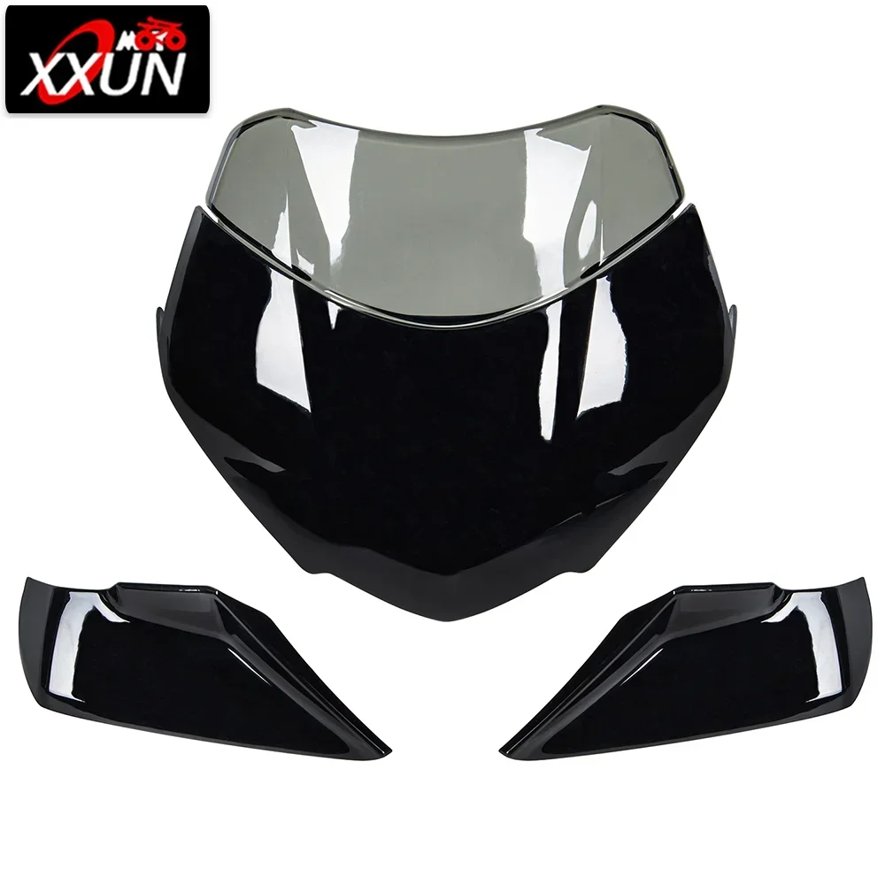 XXUN Motorcycle Wind Shield Screen Deflector Headlight Cover Protector for Triumph Speed Triple 1200 RS 2021 2022