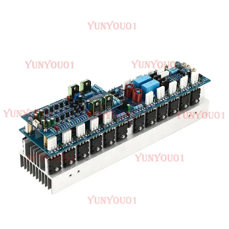 

AB1000D High-power HIFI Dual Channel Professional Stage Amplifier Board 1000W * 2 Toshiba Tube 5200 1943