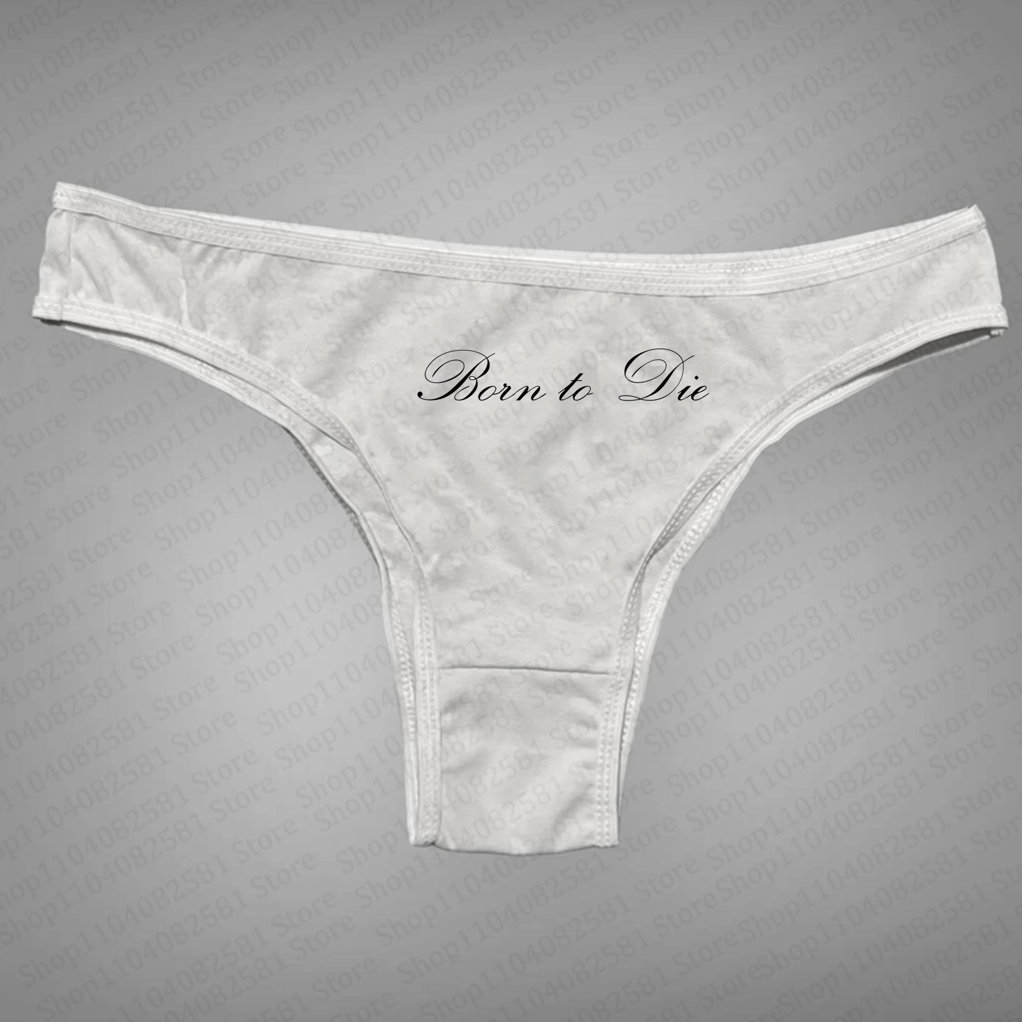 ملابس داخلية نسائية عالية الجودة Y2k مع طباعة حروف سراويل مثلثة عصرية مثيرة وناعمة وقصة ضيقة يمكن ارتداؤها في الخارج #1