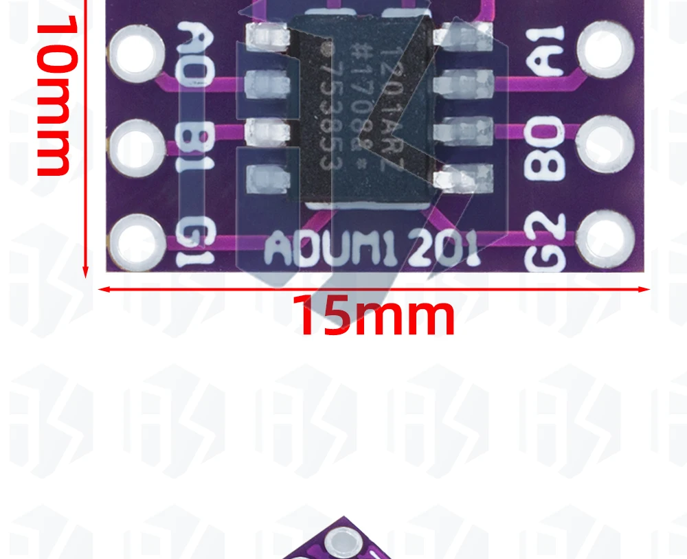 Der magnetische Isolator MCU1201 ADUM-1201 ADUM1201ARZ ersetzt den Fotokoppler für Arduino – Detail 31