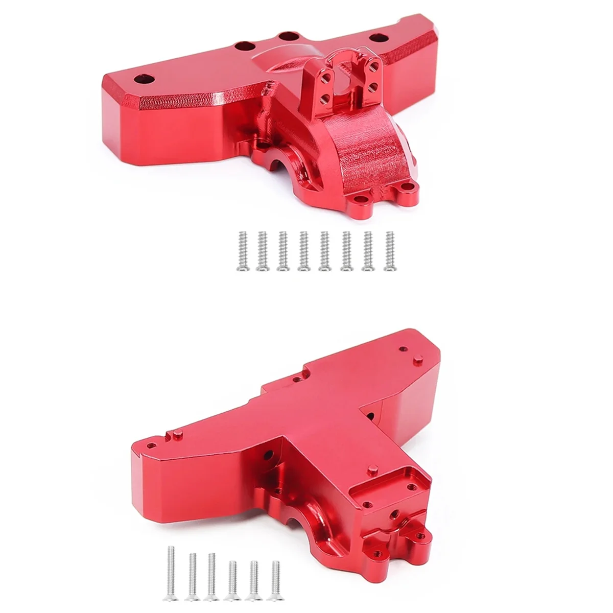 

For 1/14 14210 14209 Rear Upper Under Gearbox Covers Differential Case Cover RC Car Upgrade Spare Parts Red