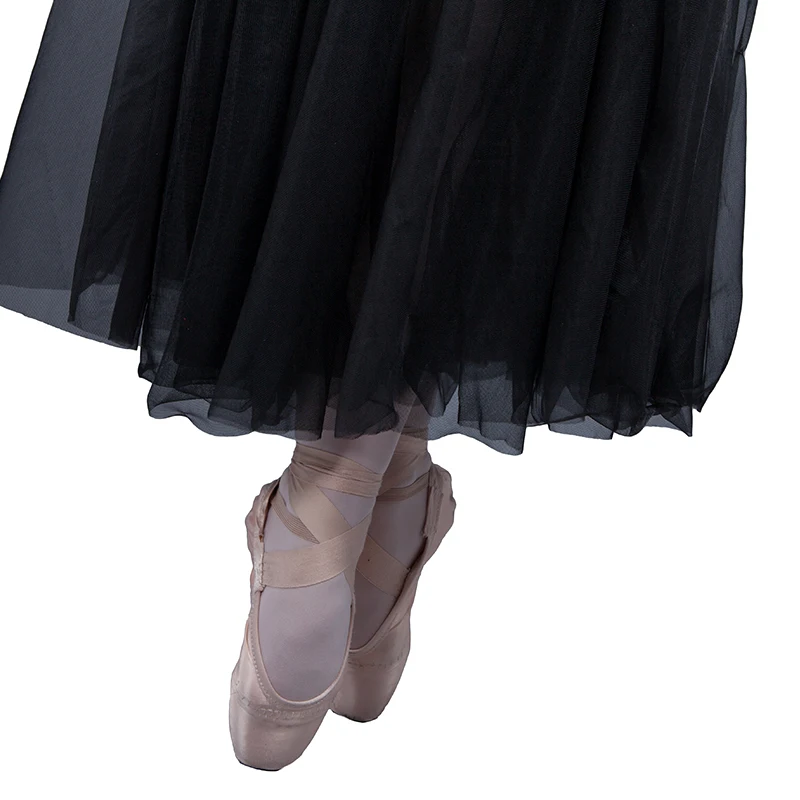 17097 Gonna per pratica di danza classica 2 strati Tull morbidi per prova di adulti e bambini Dancewear Tutù romantici 4 colori opzionali