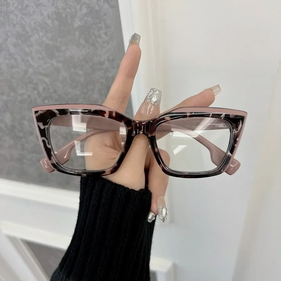 Fashion Trendy Square Eyeglasses Frames Women Men Transparent Clear Brand Designer Optical Colorful Frame Oculos