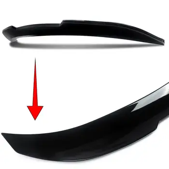 適用於BMW E82 1 系列雙門轎跑車 118d 120d 135i 的 PSM 風格噴漆擾流板,亮黑色後行李箱蓋擾流板,2007 2008 2009 2010 2012 20137 2008 2009 2010 2012 20133 年 10 最佳銷售 BMW1M車身套件135i - №3