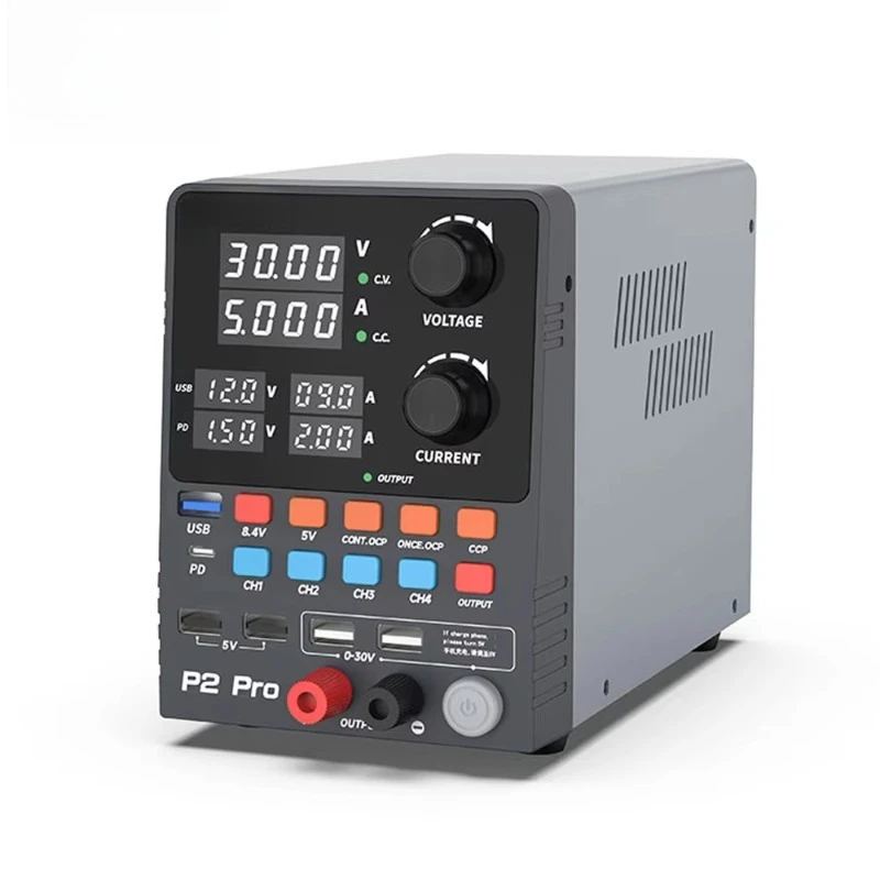 

Блок питания Sunshine P2-Pro DC 30W/5A для ремонта мобильных телефонов совместим с различными протоколами оборудования.