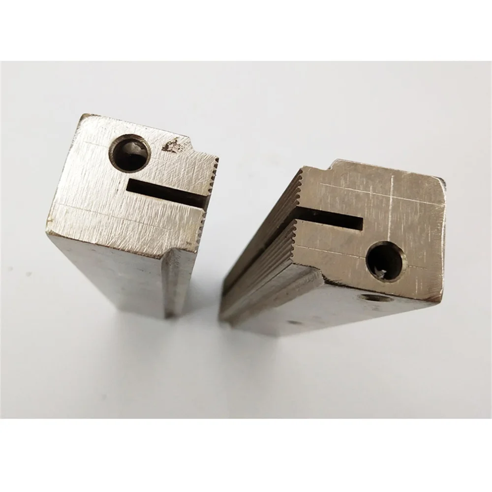 BateRpak Máquina de embalagem de saco triangular de 125 mm, vedação horizontal, bloco de aço térmico, módulo de mandíbula de vedação lateral, braçadeira de listra