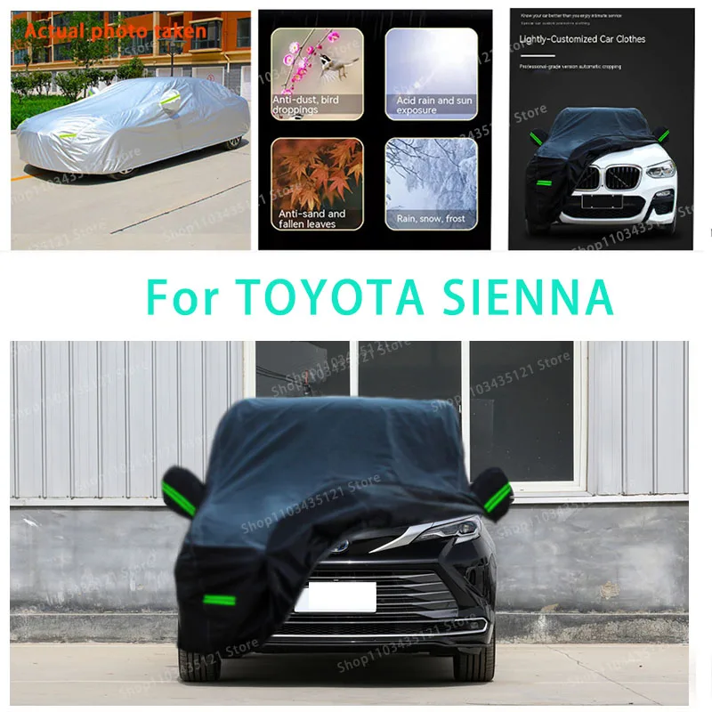 

For TOYOTA SIENNA auto body protection, anti snow, anti peeling paint, rain, water, dust, sun protection, car clothing