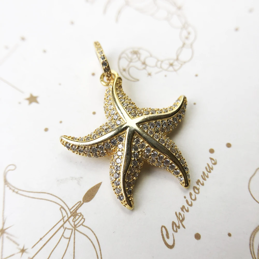 Pendant Golden Oceanstar Spring Brand New Fine Jewelry Romantic 925 Sterling Silver Accessories Deep Sea Gift For Women - view 5