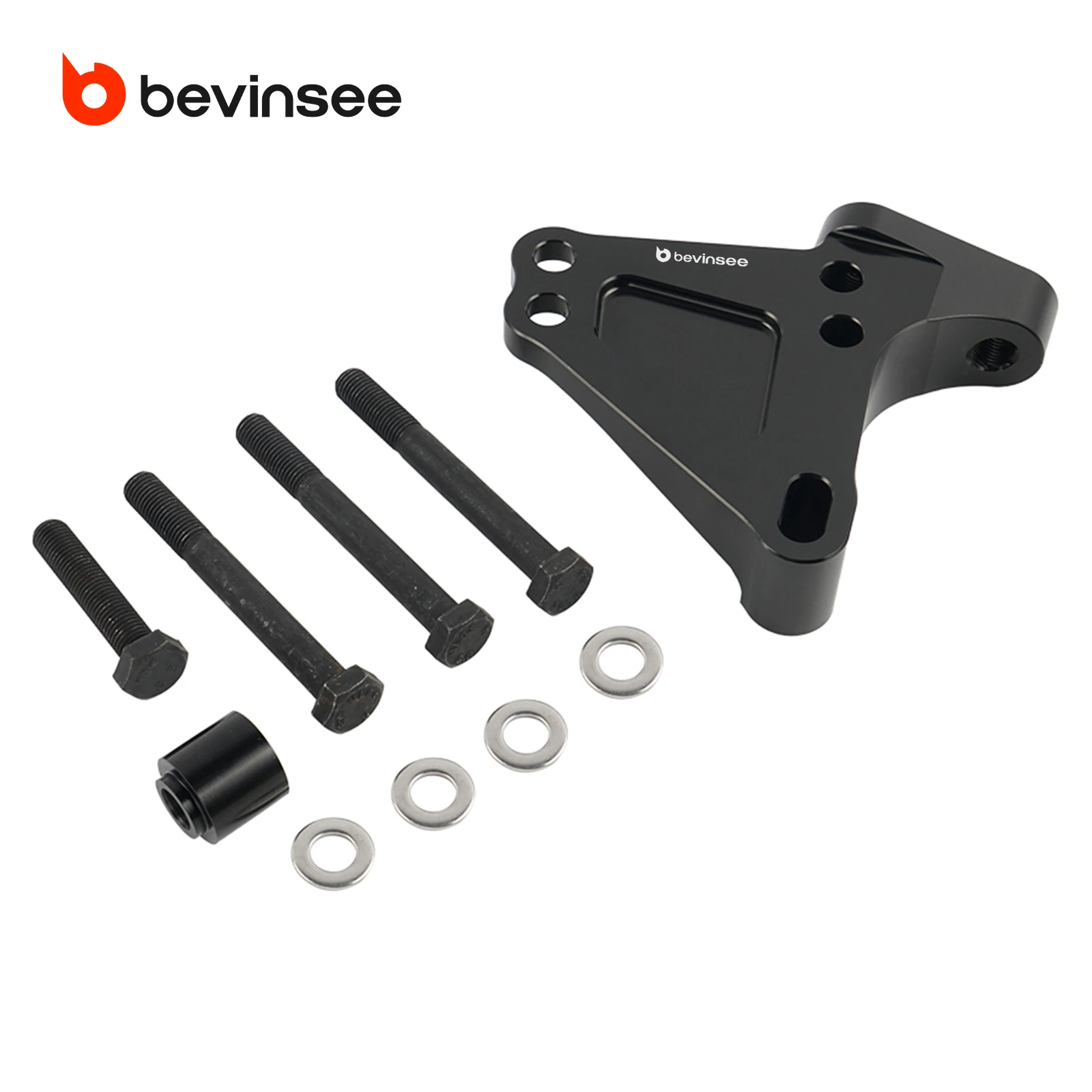 

BEVINSEE Aluminum Post Mount Bracket Kit for Honda K20A/A2/A3/Z1/Z3 K24A/Z Engines for Honda Civic Si CRV