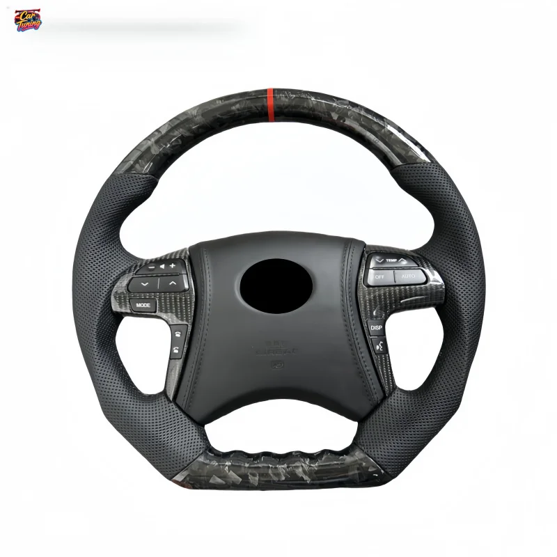 for  Camry 6th Gen Highlander Racing Flat Bottomed 3 Spoke Carbon Fiber Steering Wheel Modification & Upgrade