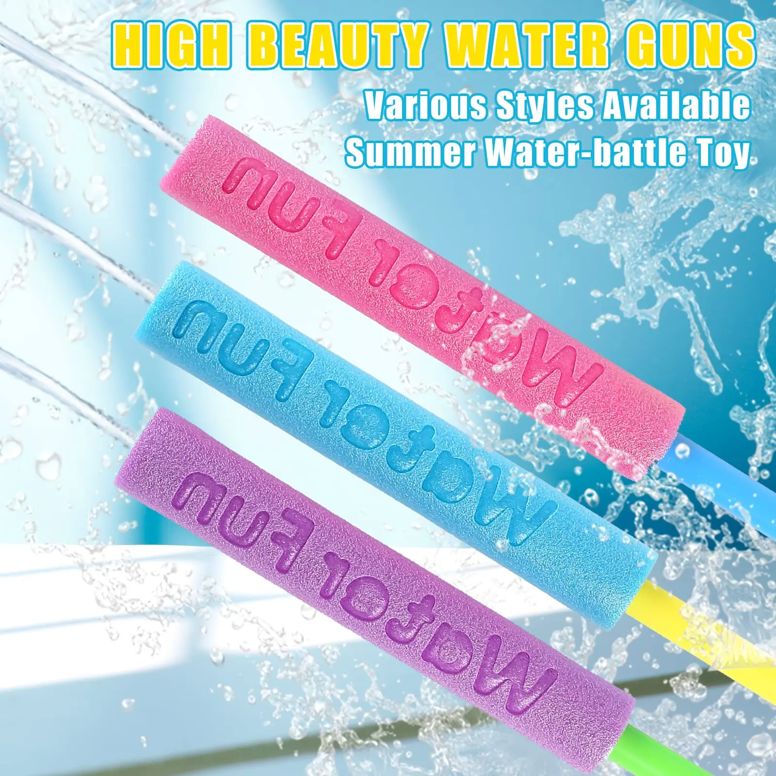 10 Packungen Wasser pistole für Kinder Sommer Schaum Wasser pistole Spielzeug Wasser Squirter Soaker Blaster Außen pool Strand Spiele Spielzeug