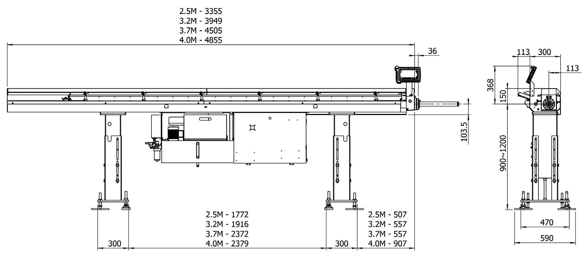 Tipo suíço CNC Torno Metal Bar Processamento, Slm203m