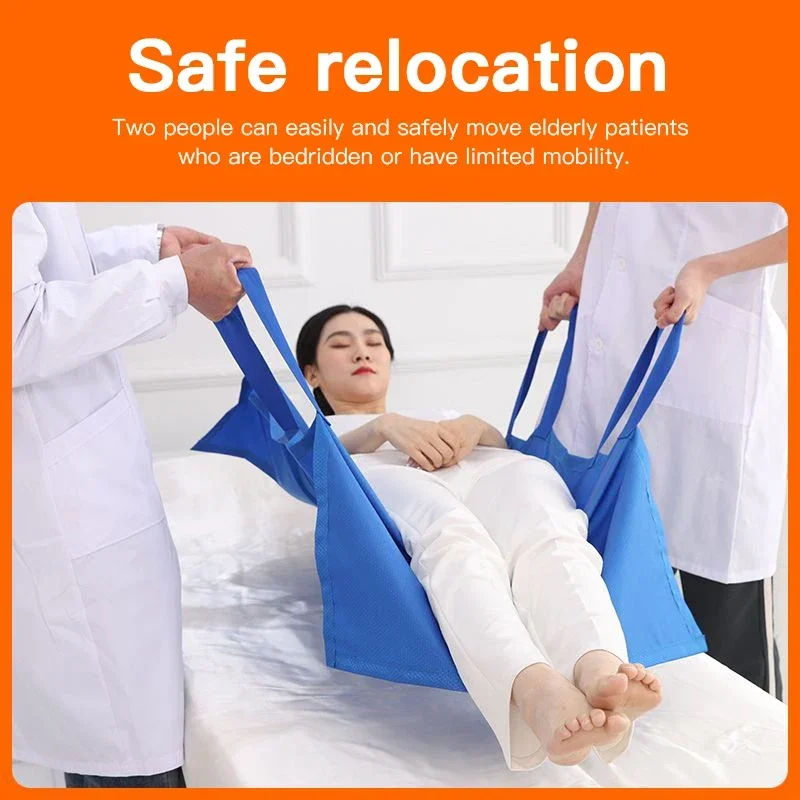 Disabled Patient Bed Nursing Shift Pad Transport Carrying Mobile Belt Elderly Bedridden Waterproof Pad Turn Over Transfer Belt