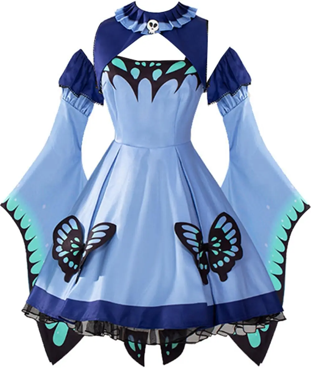 Hololive Fantasy Uruha Rushia Cosplay Costume Accessories Princess Dress Halloween Suit