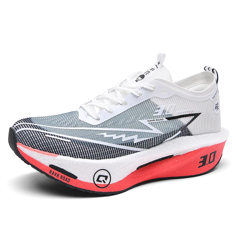 Nouvelles chaussures de course hommes sport Marathon plaque de carbone respirant léger femmes confortable athlétique loisirs baskets chaussures