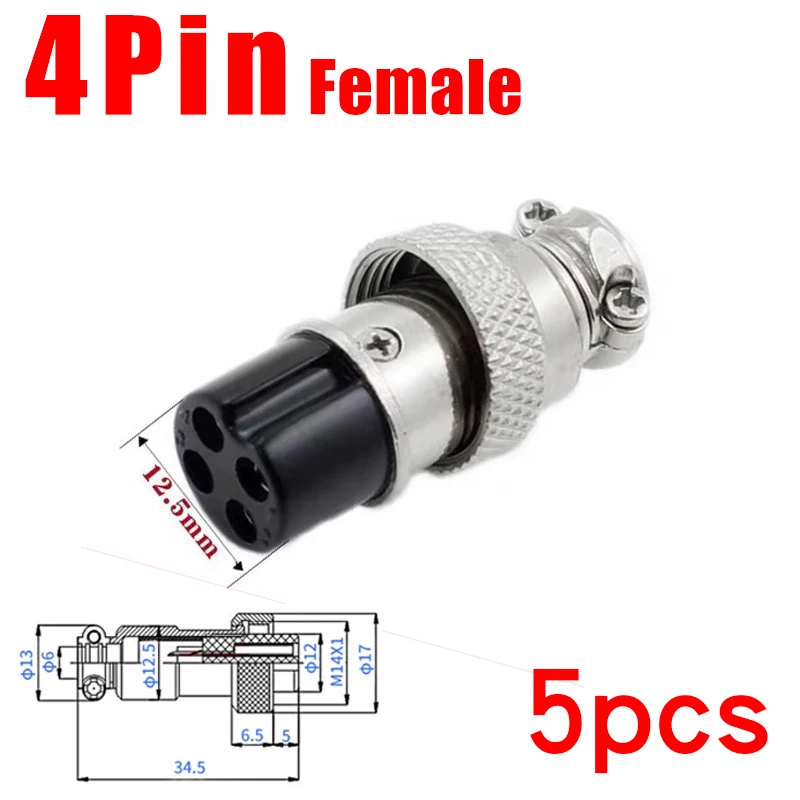 5 stücke GX16 2/3/4/5/6/7/8/9/10 Pin Männlich & Weiblich 16mm Metall Rund Luftfahrt Stecker Buchse Stecker 2PIN 3PIN 4PIN 5PIN 6PIN 7PIN