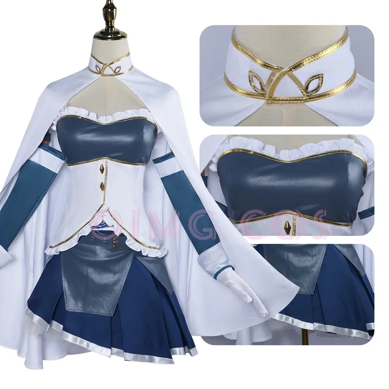 

☆YunCos Miki Sayaka Cosplay Costume Puella Magi Madoka Magica Uniform Wig Anime Chinese Style Halloween Costumes Game☆