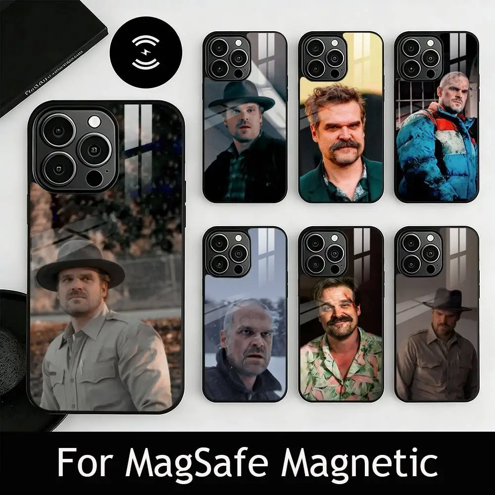 

D-Harbour Actor Phone Case For iPhone17,16,15,14,13,12,11 Plus,Pro Magnetic For Magsafe Wireless Charging