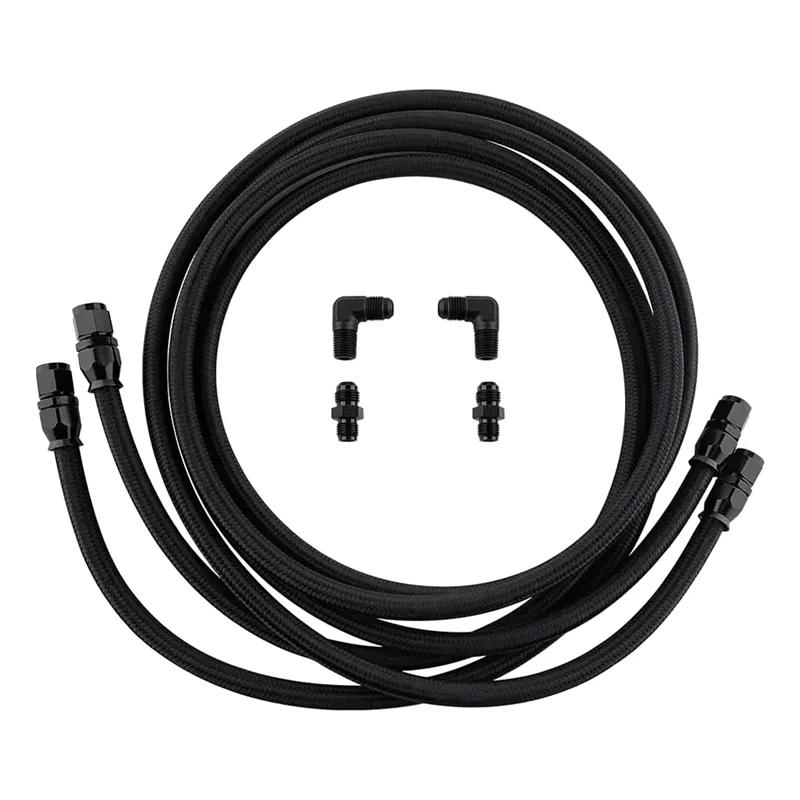 

Automatic Transmission Cooler AN6 -6AN Hoses Line Kit For GM 4L60E 4L65E TH350 TH400