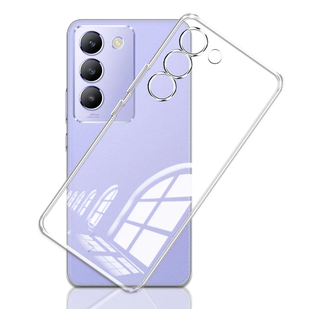 For Vivo V30 Lite 4G Case Clear Silicone Soft Phone Case For Vivo V30 SE /Vivo V40 SE Protect Shockproof Cover VIVO T3 5G Coque