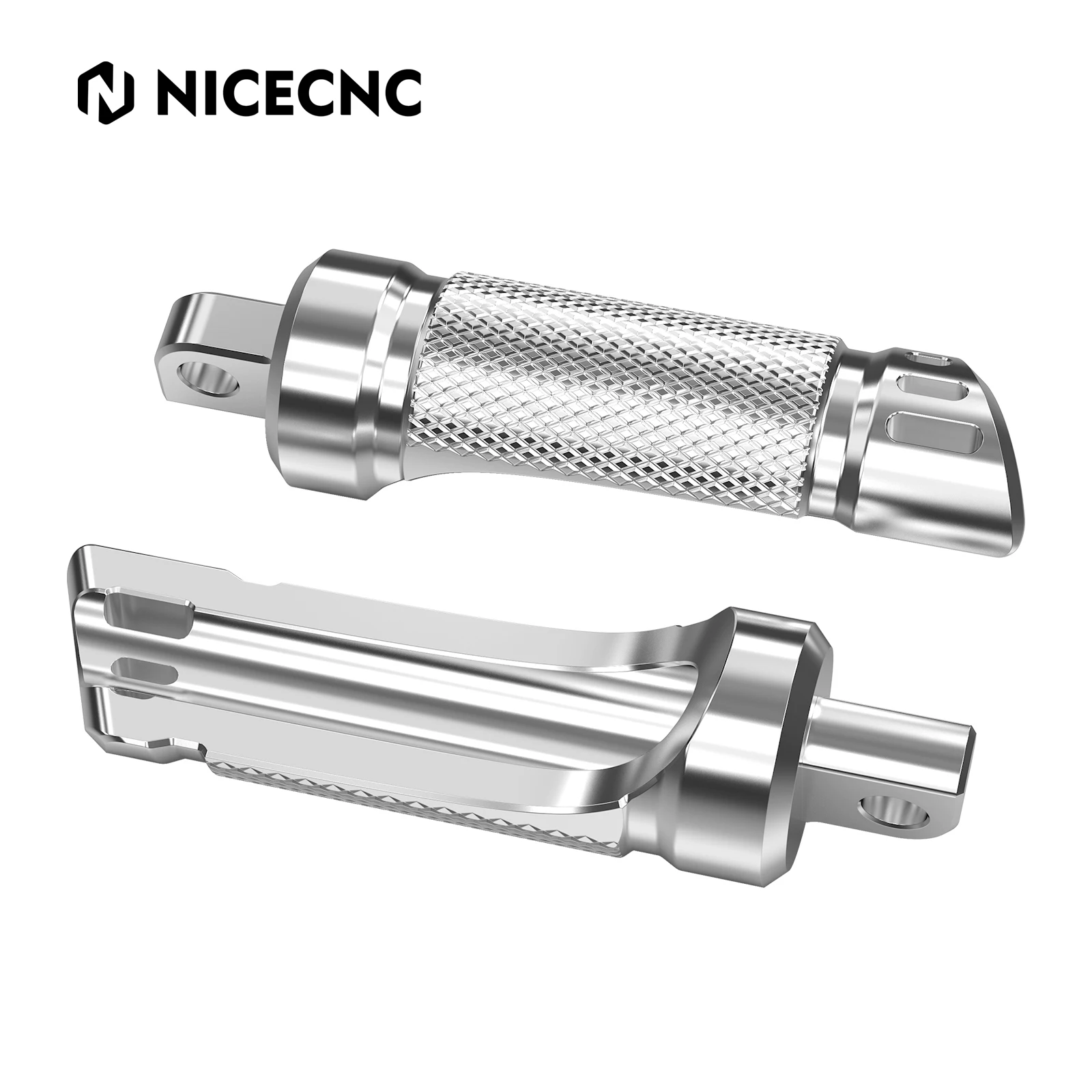 

Chrome Motorcycle Passenger Footrests Footpegs for Harley Street Glide/Special FLHX FLHXS 2017 2018 2019 2020 2022 2023 2024