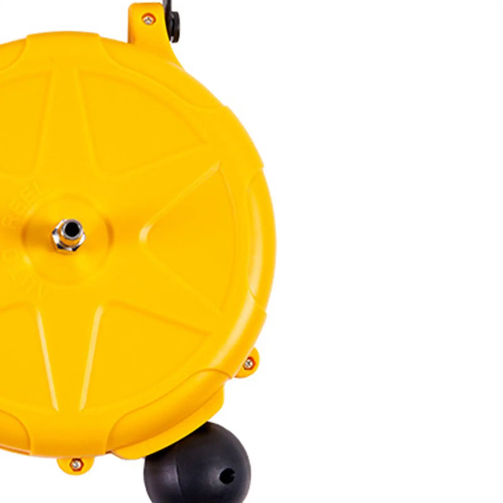 Air Hose Reel Easy to Install Automatic Locking Impact Resistant Enclosed for Watering Car Washing Garage Garden DIY Projects