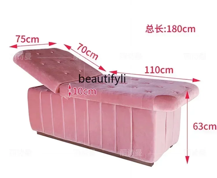 XzBackrest رفع كهربائي العناية بالجمال سرير صالون تجميل تدليك الأريكة العلاج الطبيعي سرير سبا تدليك السرير