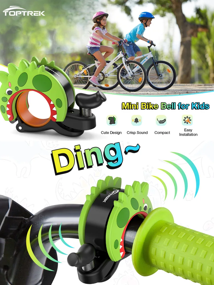 AliExpress NONE Toptrek Kid Funny Bicycle Bell Balance Mountain Car Handlebar Safety Horn Loud Ring Children's Creative Bike Stroller Accessory