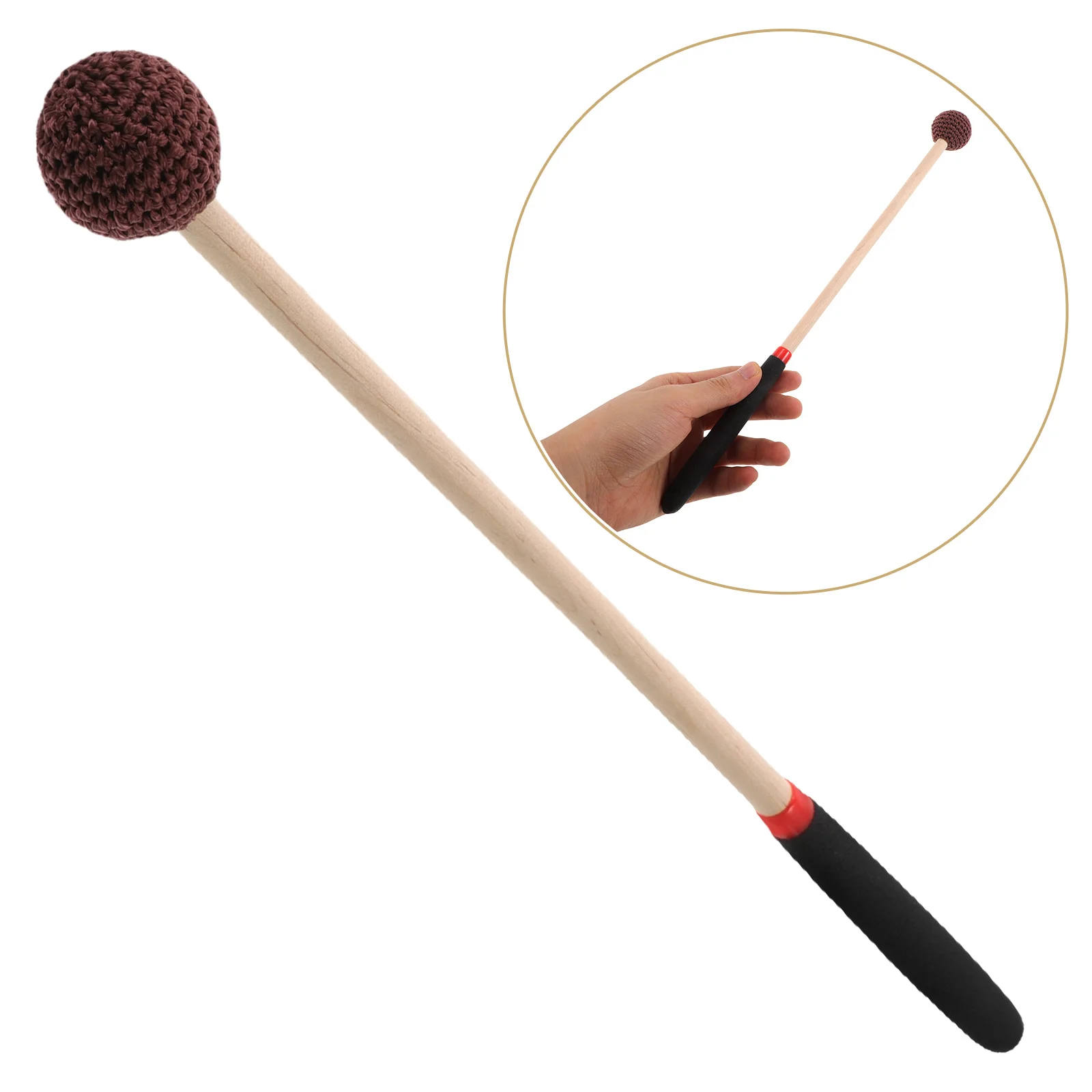 

Hammer Music Accessories Drum Hard Maple Drumsticks Mallets Percussion Chime Set