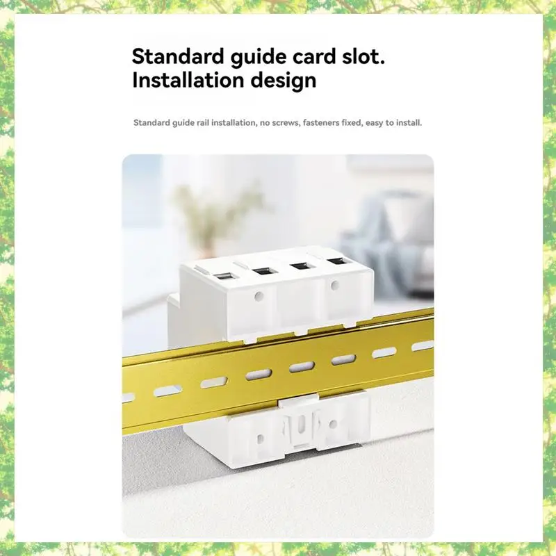 Smart-KOWSI RS485 Misuratore di energia di potenza intelligente AC 85-290V Monitoraggio dell'utilizzo Relè di corrente e tensione Trifase 4 fili Guida DIN Elettrica